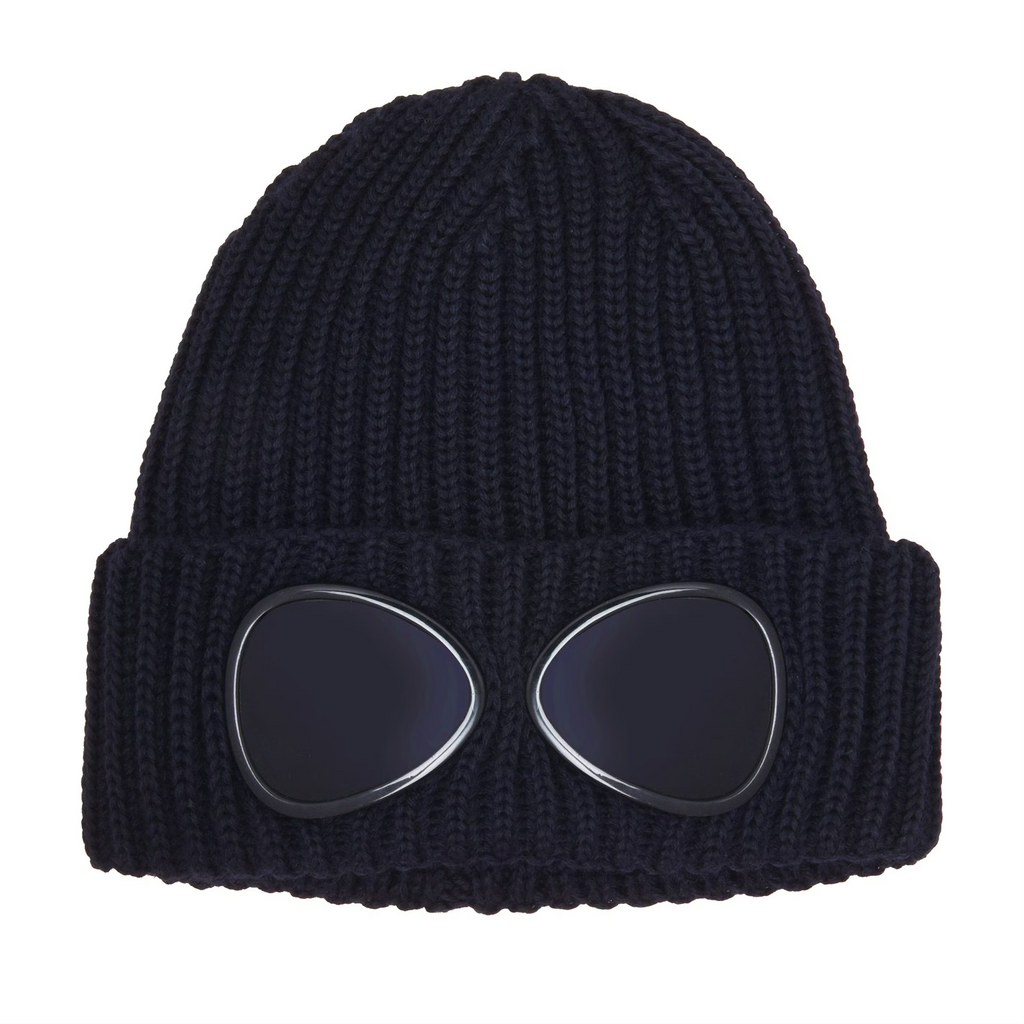 C.P. Company Goggle Beanie - Black Boys Beanie