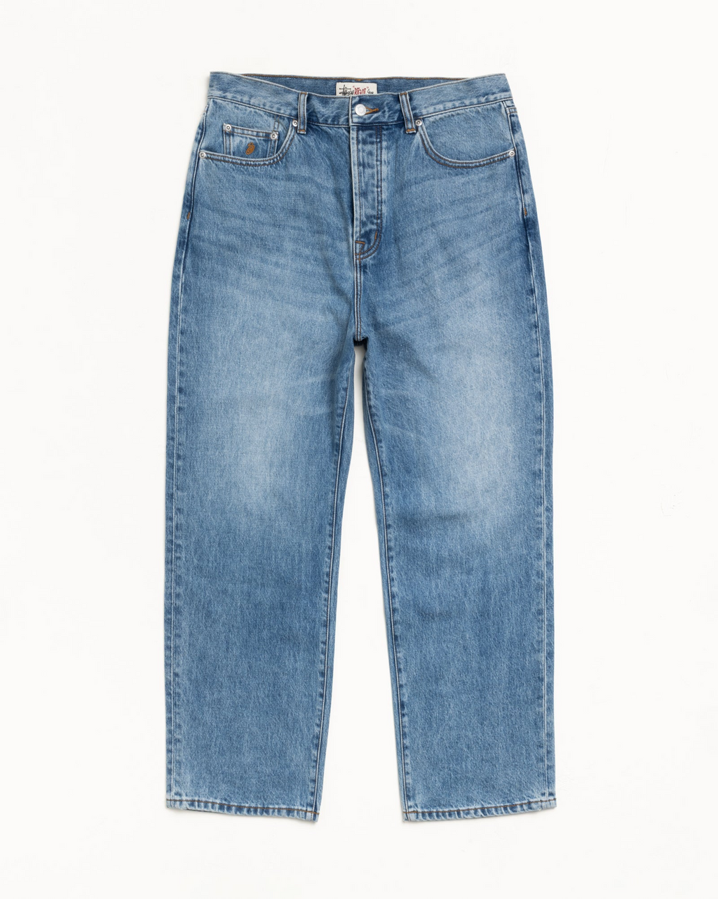 Stüssy Big Ol’ Jeans -Washed Denim Men pants