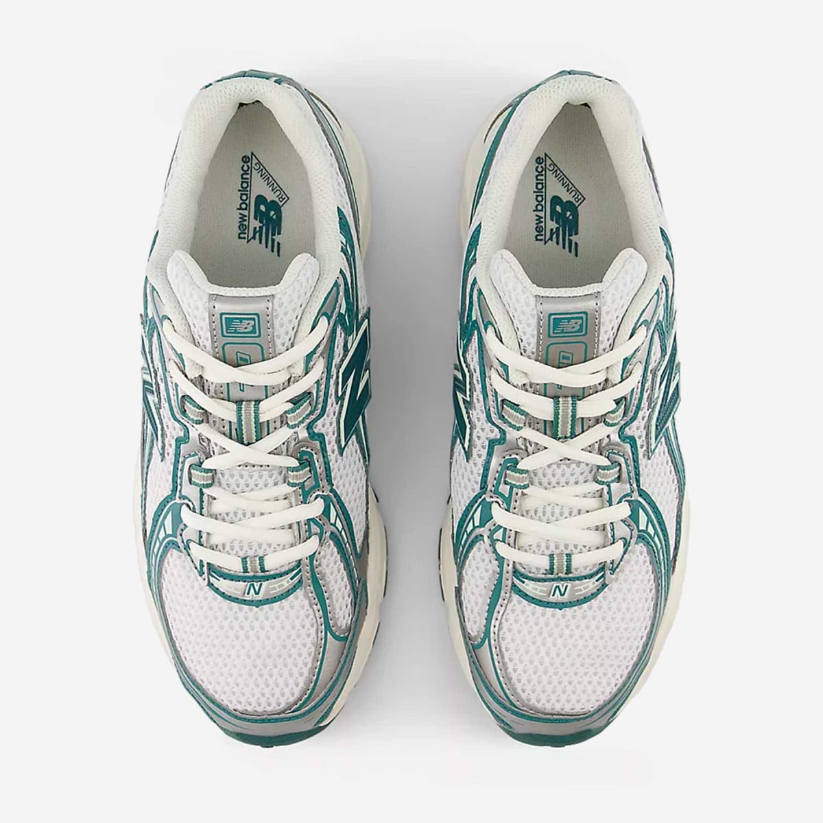 New Balance 740 - White / Marsh Green