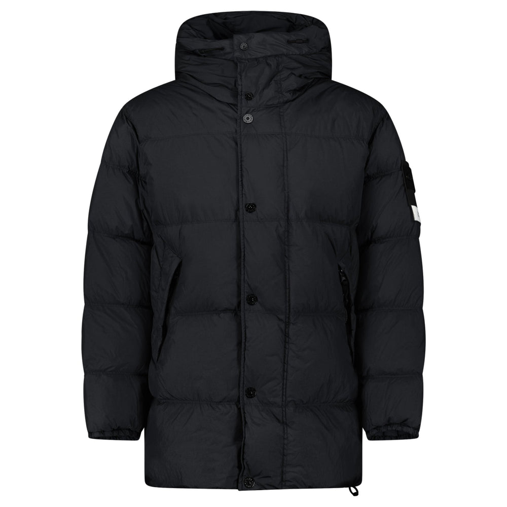 Stone Island Crinkle Reps NY Down Jacket — Black Man Clothing
